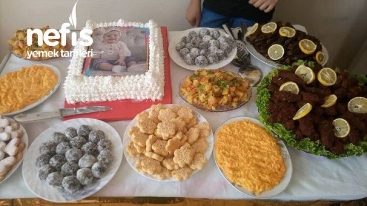 1 Yaş Doğum Günü Menüsü