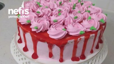 16 Kişilik Ev Yapımı Yaş Pasta