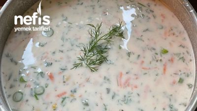 5 Dakikada Şipşak Ayran Aşı Çorbası