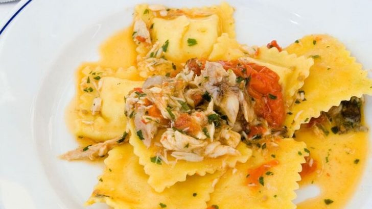 Balık Dolgulu Ravioli