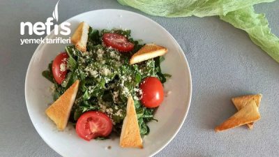 Ballı Balsamik Sirkeli Roka Salatası