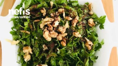 Cevizli Maydanoz Salatası Kahvaltınızın Vazgeçilmesi Olacak
