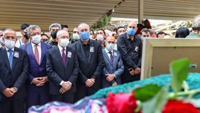 CHP Milletvekili Sertel’in vefat eden gazeteci eşi toprağa verildi