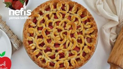 Çilekli Turta Yapımı (Püf Noktalarıyla Tart Tarifi Sonuç İnanılmaz) Videolu
