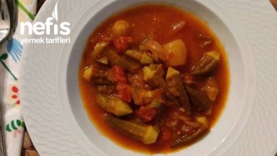 Dondurulmuş Bamya Yemeği