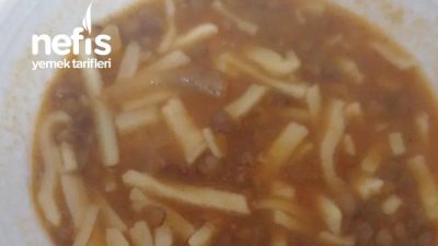 Erişteli Yeşil Mercimek