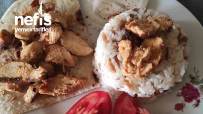 Evyapimi Tavuk Döner Lavaş Eşliğinde