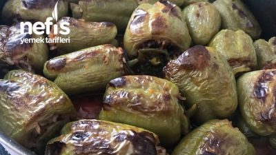 Fırında Biber Dolması