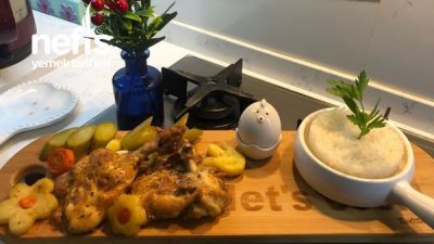 Fırında Tavuk Pirzola Garnitür Eşliğinde