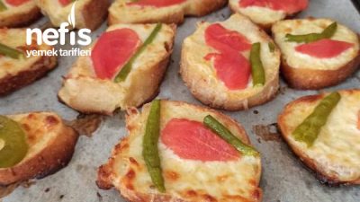 Fırında Yumurtalı Ekmek Pizzası