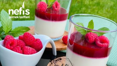 Frambuazlı Panna Cotta