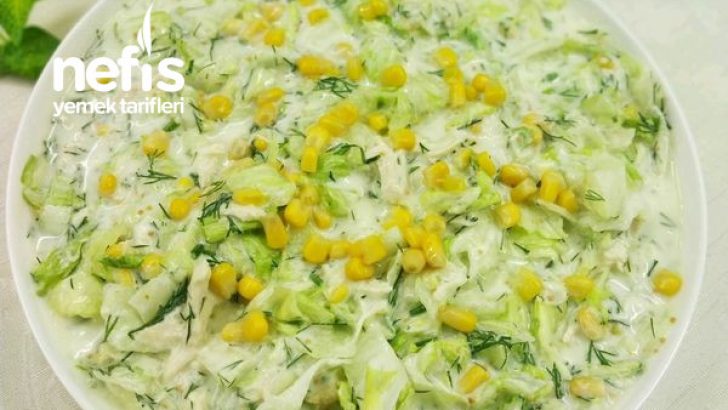 Göbek Marullu Tavuklu Salata