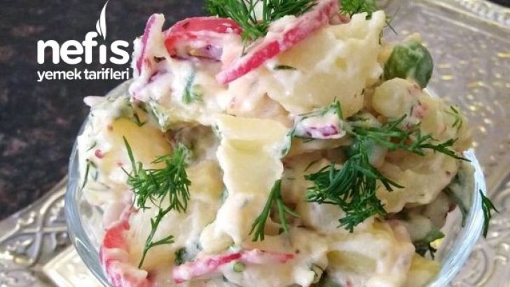 Hardal Soslu Patates Salatası