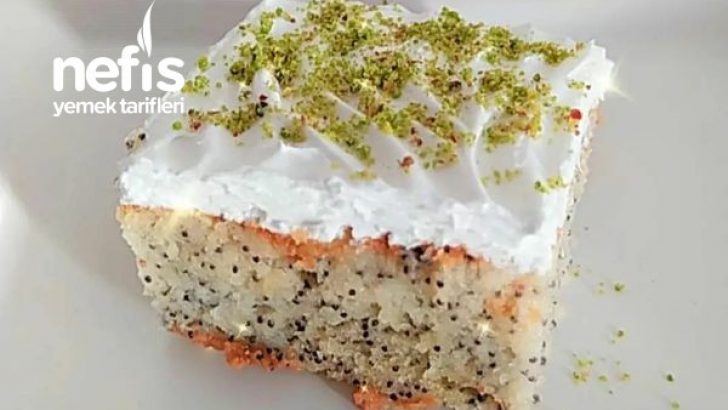 Haşhaşlı Kremalı Kek