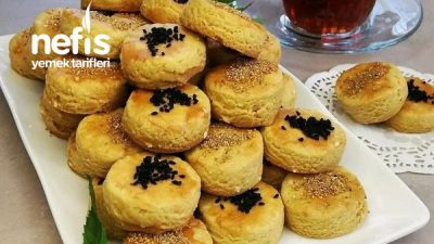 Hazırını Aratmayacak Lezzette Ağızda Dağılan Nefis Pastane Usulü Tuzlu Kurabiye
