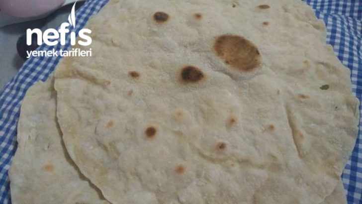 Hemen Yapacağınız Çok Kolay Lavaş Ekmek