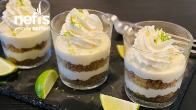 İpeksi Kremasıyla Fırınsız Ve Ocaksız Lime Cheesecake Mousse
