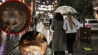 İzmir, İstanbul ve Çanakkale’de tesirli olan sağanak, hayatı olumsuz etkiledi