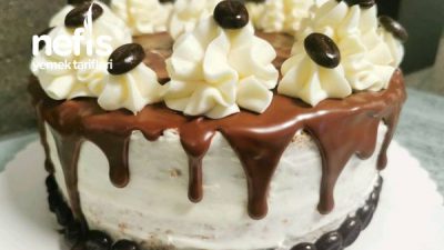 Kahve Aromalı Kat Kat Kremalı Pasta Videolu