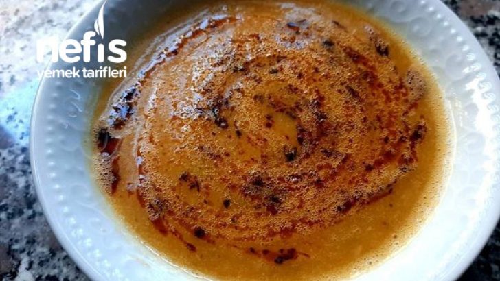 Kırmızı Mercimek Çorbası Birde Böyle Deneyin (Çocuklar İçin Harika Bir Çorba)