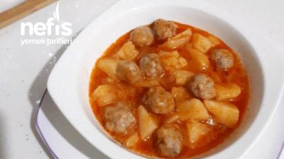 Köfteli Patates Yemeği (Bebekler İçin)