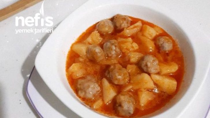 Köfteli Patates Yemeği (Bebekler İçin)