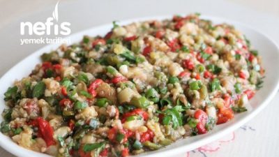 Köz Biber Ve Patlıcan Salatası Videolu