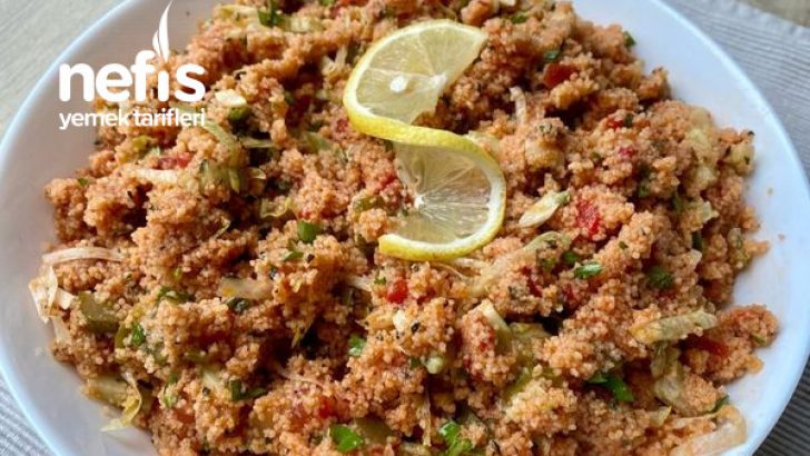 Köz Biberli Kısır (15 Dakikada Sizin)