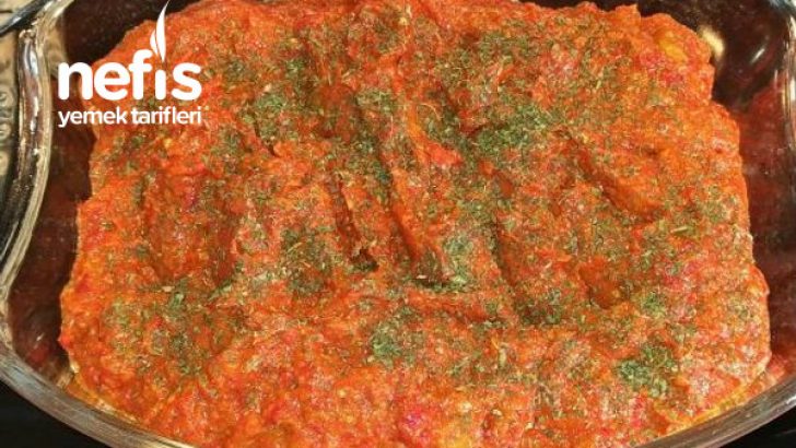 Köz Patlıcan Ve Biberli Meze