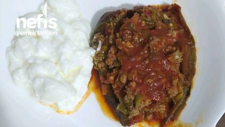 Közlenmiş Patlıcanlı Karnıyarık Tarifi