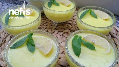Limonlu Muhallebi