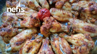 Mangal Lezzetinde Fırında Kanat