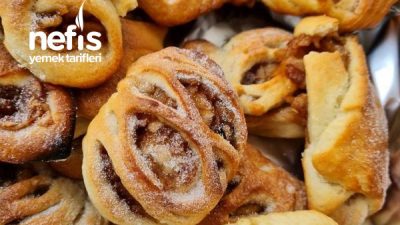 Margarinsiz Tereyağsız Elmalı Kurabiye
