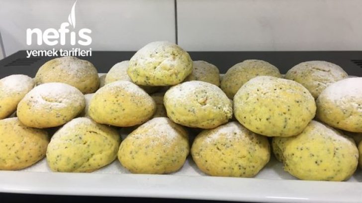 Mavi Haşhaşlı Limonlu Kurabiye