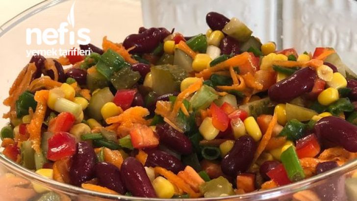 Meksika Fasulyesi Salatası