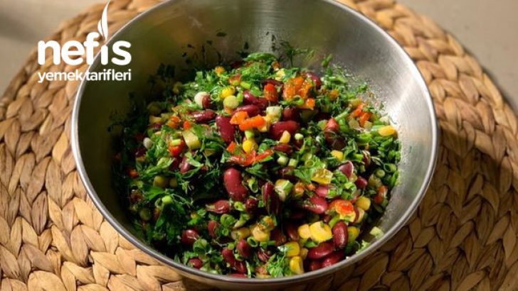 Meksika Fasulyesi Salatası