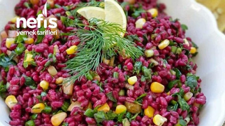 Nar Ekşili Şalgamlı Bulgur Salatası