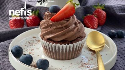 Nutella Dolgulu Cupcake