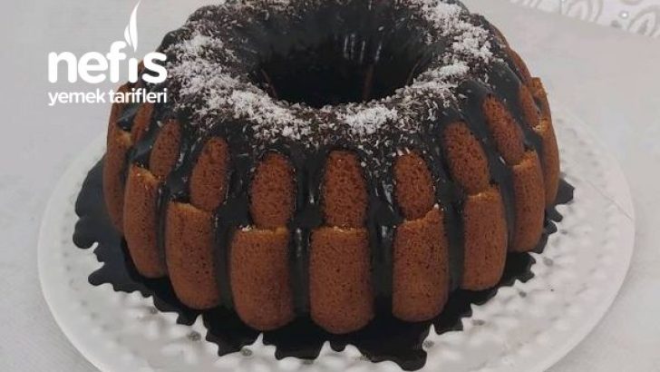 Puding Dolgulu Kek / Değişik Kek Tarifleri (Videolu)