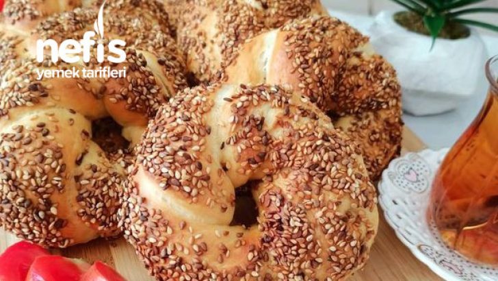 Simit Dışı Çıtır İçi Yumuşak Ev Simidi