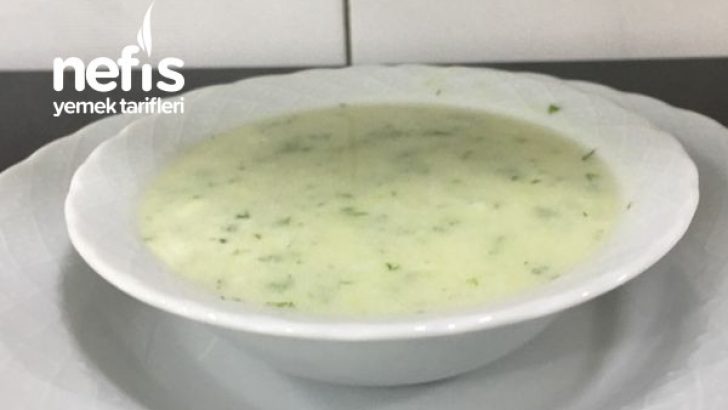 Sütlü Taze Kabak Çorbası