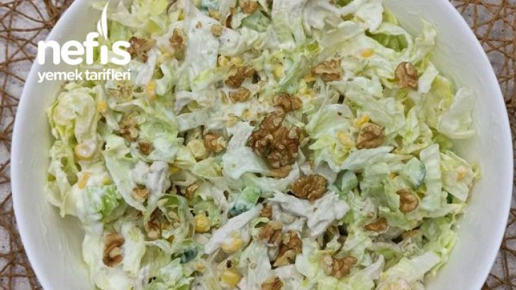 Tavuklu Çıtır Salata (Videolu)