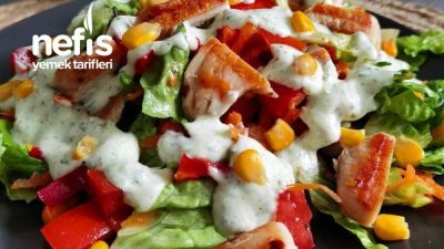 Uzun Süre Tok Tutan Soslu Tavuk Salata