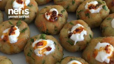 Yoğurtlu Patates Topları (Ara Sıcak Kolay Atıştırmalık)