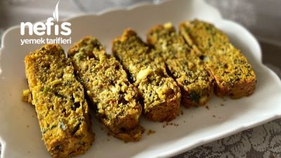 Yulaf Unlu Ispanaklı Kek