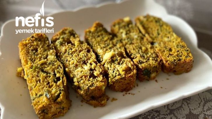 Yulaf Unlu Ispanaklı Kek