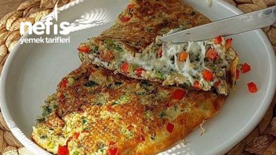 Yulaflı Sebzeli Krep