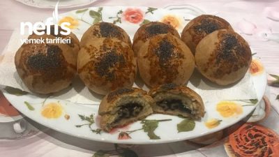 Zeytin Ezmeli Cevizli Poğaça