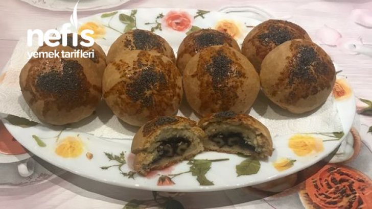 Zeytin Ezmeli Cevizli Poğaça