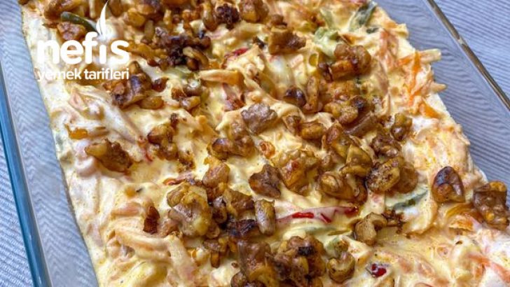 Biberli Havuç Tarator (Hızlı Salata)